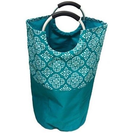 REDMON Redmon 6155 Soft Handle Medallion Teal Laundry Bag; Teal 6155